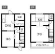 吉川貸家Ⅱの間取図
