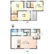 開明郷中戸建借家 C棟の間取図