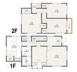 一宮市開明字西出5-6戸建の間取図