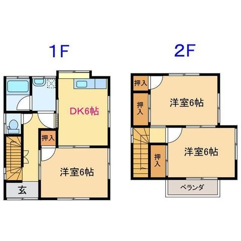 拡大写真:新田住宅 3の間取り