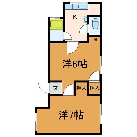 拡大写真:宇和島市保田 2の間取り