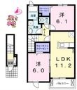 板野郡北島町鯛浜字大西の間取図
