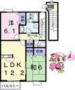 板野郡藍住町勝瑞字正喜地の間取図