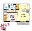 板野郡藍住町勝瑞字東勝地の間取図
