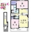 徳島市北田宮４丁目の間取図