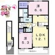 徳島市北矢三町3丁目の間取図