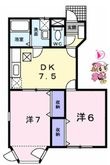徳島市南矢三町2丁目の間取図