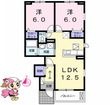 徳島市鮎喰町1丁目の間取図
