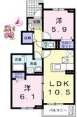 徳島市中島田町3丁目の間取図