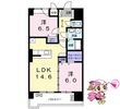 徳島市佐古六番町の間取図