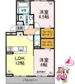 徳島市南佐古六番町の間取図