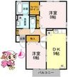 徳島市春日1丁目の間取図