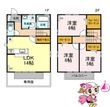 徳島市南庄町３丁目の間取図