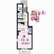 徳島市八万町大坪の間取図