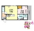 徳島市沖浜町居屋敷の間取図