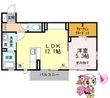 板野郡藍住町勝瑞字東勝地の間取図