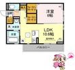 徳島市南二軒屋町3丁目の間取図