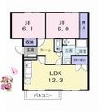徳島市八万町内浜の間取図