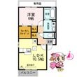 徳島市名東町1丁目の間取図