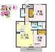 徳島市南沖洲3丁目の間取図