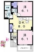 板野郡藍住町住吉字神蔵の間取図