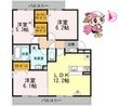 徳島市中吉野町2丁目の間取図