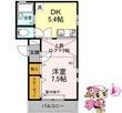 徳島市八万町夷山の間取図