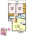板野郡藍住町奥野字前川の間取図