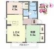 徳島市南沖洲１丁目の間取図