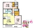 徳島市北田宮4丁目の間取図