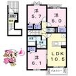 徳島市北沖洲1丁目の間取図