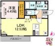 徳島市南田宮4丁目の間取図