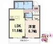 徳島市末広3丁目の間取図