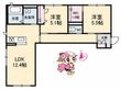 徳島市北沖洲4丁目の間取図