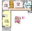 徳島市住吉2丁目の間取図
