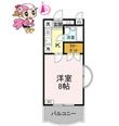 徳島市沖浜東2丁目の間取図