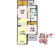徳島市北田宮2丁目の間取図