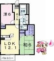 板野郡藍住町勝瑞字正喜地の間取図