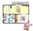 徳島市沖浜町居屋敷の間取図