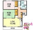 板野郡藍住町住吉字神蔵の間取図