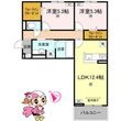 徳島市問屋町の間取図