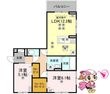 徳島市北田宮2丁目の間取図