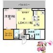 徳島市北田宮２丁目の間取図