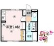 徳島市南二軒屋町2丁目の間取図