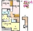 徳島市八万町上福万の間取図