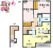 徳島市八万町上福万の間取図
