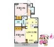 徳島市八万町上福万の間取図