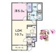 徳島市川内町の間取図