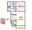 徳島市川内町の間取図