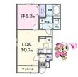 徳島市川内町の間取図